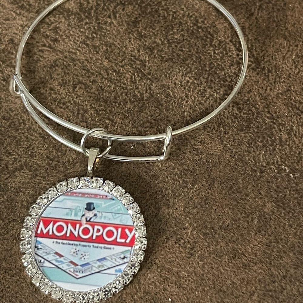 Monopoly charm bracelet